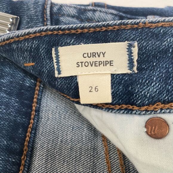 NWOT Madewell Curvy Stovepipe Jeans‎ Pendleton Wash Size 26 NN571 - Picture 5 of 10